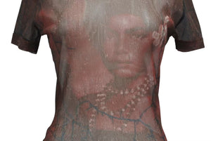 極美品 Jean Paul Gaultier ジャンポールゴルチェ Power Net Turtleneck パワーネットタートルネック サイズ 40 中古 4c073852