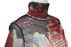 極美品 Jean Paul GAULTIER ジャンポールゴルチェ Power Net T Shirt パワーネットT シャツ サイズ 48 中古 4c073853 