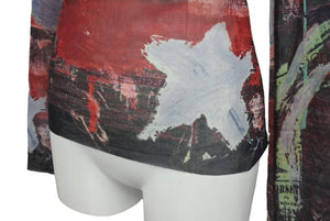 極美品 Jean Paul GAULTIER ジャンポールゴルチェ Power Net T Shirt パワーネットT シャツ サイズ 48 中古 4c073853 