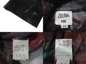 極美品 Jean Paul GAULTIER ジャンポールゴルチェ Power Net T Shirt パワーネットT シャツ サイズ 48 中古 4c073853 
