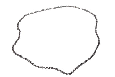 未使用 CHROME HEARTS クロムハーツ PAPER CHAIN NECKLACE 30インチ ペーパーチェーン ネックレス 約77cm 45.6g シルバ−925 中古 4c073857