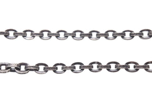 未使用 CHROME HEARTS クロムハーツ PAPER CHAIN NECKLACE 30インチ ペーパーチェーン ネックレス 約77cm 45.6g シルバ−925 中古 4c073857