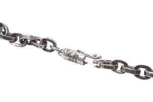 未使用 CHROME HEARTS クロムハーツ PAPER CHAIN NECKLACE 30インチ ペーパーチェーン ネックレス 約77cm 45.6g シルバ−925 中古 4c073857