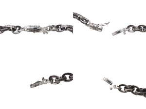 未使用 CHROME HEARTS クロムハーツ PAPER CHAIN NECKLACE 30インチ ペーパーチェーン ネックレス 約77cm 45.6g シルバ−925 中古 4c073857