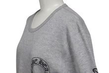 Load image into Gallery viewer, 新品未使用 CHROMEHEARTS クロムハーツ ホースシュー 長袖Tシャツ サーマル アームプリント クルーネック グレー サイズXL 中古 4c073858