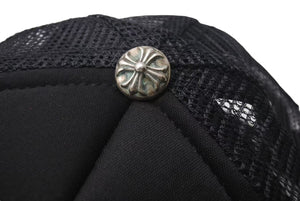 新品未使用 CHROME HEARTS クロムハーツ トラッカーキャップ キングタコス・ブラック マルチ CHスクロールラベル ONE SIZE ブラック シルバー925 中古 4c073859