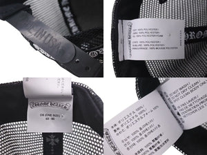 新品未使用 CHROME HEARTS クロムハーツ トラッカーキャップ キングタコス・ブラック マルチ CHスクロールラベル ONE SIZE ブラック シルバー925 中古 4c073859