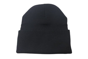 新品未使用 CHROME HERTS クロムハーツ WOOL WATCH CAP ウールワッチキャップ ロゴ刺繍ビーニー ニットキャップ 帽子 ブラック ホワイト 中古 4c073861