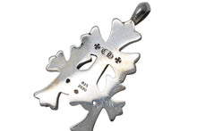 Load image into Gallery viewer, 新品同様 CHROME HEARTS クロムハーツ 3 CH CRS SML トリプルCHクロススモール シルバーネックレストップ シルバー925 中古 4c073862