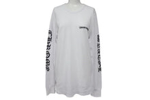Load image into Gallery viewer, 新品未使用 CHROMEHEARTS クロムハーツ ホースシュー 長袖Tシャツ サーマル アームプリント クルーネック ホワイト サイズXL 中古 4c073863