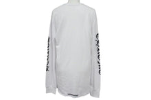 Load image into Gallery viewer, 新品未使用 CHROMEHEARTS クロムハーツ ホースシュー 長袖Tシャツ サーマル アームプリント クルーネック ホワイト サイズXL 中古 4c073863