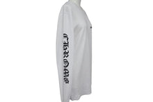 Load image into Gallery viewer, 新品未使用 CHROMEHEARTS クロムハーツ ホースシュー 長袖Tシャツ サーマル アームプリント クルーネック ホワイト サイズXL 中古 4c073863