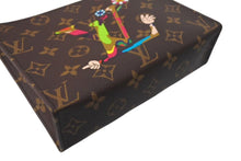 Load image into Gallery viewer, 新品未使用 LOUIS VUITTON ルイヴィトン LV × TM トリオ ポッシュ トワレ ポーチ M13762 モノグラム LVハンド 新作 村上隆 中古 4c073874