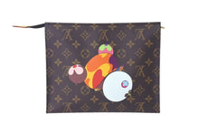 Load image into Gallery viewer, 新品未使用 LOUIS VUITTON ルイヴィトン LV × TM トリオ ポッシュ トワレ ポーチ M13762 モノグラム パンダ 新作 村上隆 中古 4c073875