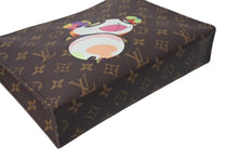 Load image into Gallery viewer, 新品未使用 LOUIS VUITTON ルイヴィトン LV × TM トリオ ポッシュ トワレ ポーチ M13762 モノグラム パンダ 新作 村上隆 中古 4c073875