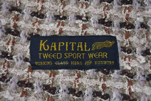 未使用 KAPITAL キャピタル ファンシーツィード ボードシャツ レッド サイズ4 K2410LS092 中古 4c073882 