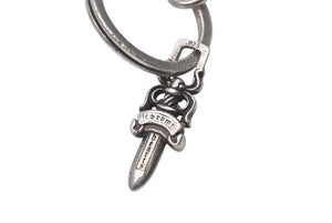 CHROME HEARTS クロムハーツ CLIP No2 BALL 3D クローボール キーチェーン 3ボール ダガー 重量約79.3g 美品 中古 4c073885