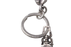 CHROME HEARTS クロムハーツ CLIP No2 BALL 3D クローボール キーチェーン 3ボール ダガー 重量約79.3g 美品 中古 4c073885
