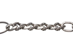 CHROME HEARTS クロムハーツ CLIP CHAIN FANCY LONG ファンシー ロングクリップ キーチェーン 8リンク ダガー 重量約85.0g 美品 中古 4c073886