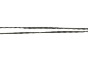 極美品 CHANEL シャネル カンボンライン ネックレス アクセサリー 05C刻印 メタル シルバー ブラック 中古 4c073899