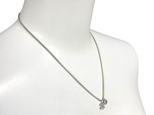 Load image into Gallery viewer, CHANEL シャネル ネックレス ハート ココマーク 05P刻印 アクセサリー メタル ラインストーン シルバー 美品 中古 4c073927