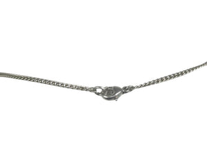 CHANEL シャネル ネックレス ハート ココマーク 05P刻印 アクセサリー メタル ラインストーン シルバー 美品 中古 4c073927