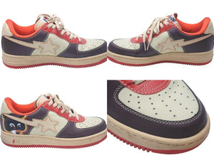 A BATHING APE アベイシングエイプ × Kanye West カニエウェスト BAPE STA Low ベイプスタ ロー スニーカー 0607FS-001 US9 美品 中古 4c073932