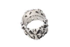 極美品 CHROME HEARTS クロムハーツ セメタリークロス リング サイズ12号 重量約13.7g 2003/.925刻印 シルバー925 中古 4c073934