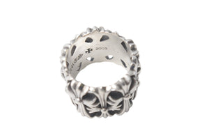 極美品 CHROME HEARTS クロムハーツ セメタリークロス リング サイズ12号 重量約13.7g 2003/.925刻印 シルバー925 中古 4c073934