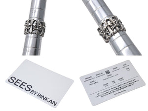 極美品 CHROME HEARTS クロムハーツ セメタリークロス リング サイズ12号 重量約13.7g 2003/.925刻印 シルバー925 中古 4c073934