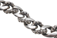 Load image into Gallery viewer, 極美品 CHROME HEARTS クロムハーツ 2クリップファンシー ショートウォレットチェーン 重量約219.4g 全長約41cm シルバー925 中古 4c073935