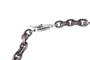 CHROME HEARTS クロムハーツ ペーパーチェーンブレスレット 重量12.9g 腕回り約19cm 1999刻印 シルバー925 美品 中古 4c073936