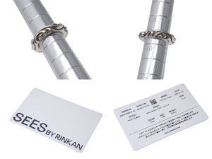 極美品 CHROME HEARTS クロムハーツ スクロールバンド リング 重量約8.5g サイズ12号 1994/.925刻印 シルバー925 中古 4c073937