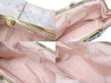 Load image into Gallery viewer, LOUISVUITTON ルイヴィトン オモニエール ハンドバッグ M92060 モノグラムサテン ホワイト マルチカラー ゴールド金具 美品 中古 4c073942