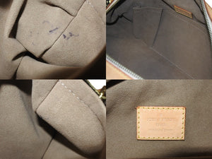[USED/中古]LOUIS VUITTON ルイ・ヴィトン ハンドバッグ ブラック マルチカラー PVC レザー M40194 ゴールド金具 Bランク 中古 4c073943
