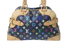 Load image into Gallery viewer, [USED/中古]LOUIS VUITTON ルイ・ヴィトン ハンドバッグ ブラック マルチカラー PVC レザー M40194 ゴールド金具 Bランク 中古 4c073943