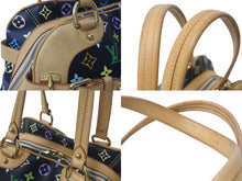 Load image into Gallery viewer, [USED/中古]LOUIS VUITTON ルイ・ヴィトン ハンドバッグ ブラック マルチカラー PVC レザー M40194 ゴールド金具 Bランク 中古 4c073943