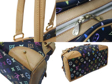 Load image into Gallery viewer, [USED/中古]LOUIS VUITTON ルイ・ヴィトン ハンドバッグ ブラック マルチカラー PVC レザー M40194 ゴールド金具 Bランク 中古 4c073943