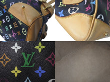 Load image into Gallery viewer, [USED/中古]LOUIS VUITTON ルイ・ヴィトン ハンドバッグ ブラック マルチカラー PVC レザー M40194 ゴールド金具 Bランク 中古 4c073943