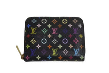 Load image into Gallery viewer, LOUIS VUITTON ルイヴィトン モノグラム マルチカラー ジッピー コインパース ヴィオレ コンパクトウォレット M60268 美品 中古 4c073945