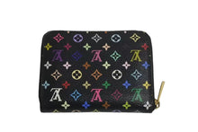 Load image into Gallery viewer, LOUIS VUITTON ルイヴィトン モノグラム マルチカラー ジッピー コインパース ヴィオレ コンパクトウォレット M60268 美品 中古 4c073945