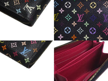 Load image into Gallery viewer, LOUIS VUITTON ルイヴィトン モノグラム マルチカラー ジッピー コインパース ヴィオレ コンパクトウォレット M60268 美品 中古 4c073945