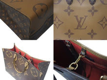 Load image into Gallery viewer, 極美品 LOUIS VUITTON ルイヴィトン オンザゴーGM トートバッグ 2WAYバッグ M44576 モノグラム ジャイアント PVC レザー 中古 4c073950