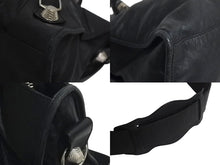 Load image into Gallery viewer, BALENCIAGA バレンシアガ ザジャイアントパートタイム エディターズバック 2WAYバッグ 173082 ブラック シルバー金具 美品 中古 4c073954