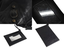 Load image into Gallery viewer, BALENCIAGA バレンシアガ LeCity ザシティ トートバッグ ハンドバッグ レザー ブラック アンティークゴールド金具 美品 中古 4c073966