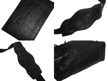 Load image into Gallery viewer, BALENCIAGA バレンシアガ LeCity ザシティ トートバッグ ハンドバッグ レザー ブラック アンティークゴールド金具 美品 中古 4c073966