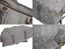 Load image into Gallery viewer, LOUIS VUITTON ルイヴィトン モノグラムデニム ネオカヴィMM 2WAYハンドバッグ M95351 ロゴ ゴールド金具 グレー 美品 中古 4c073967