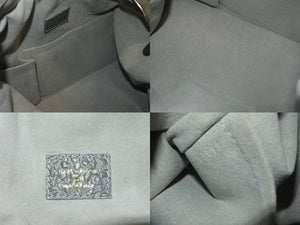 LOUIS VUITTON ルイヴィトン モノグラムデニム ネオカヴィMM 2WAYハンドバッグ M95351 ロゴ ゴールド金具 グレー 美品 中古 4c073967