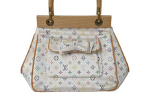 Load image into Gallery viewer, 極美品 LOUIS VUITTON ルイヴィトン モノグラムマルチカラー サテン アベリア ハンドバッグ M92936 サテン ウッド 中古 4c073977