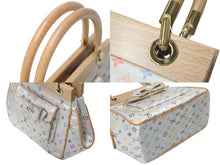 Load image into Gallery viewer, 極美品 LOUIS VUITTON ルイヴィトン モノグラムマルチカラー サテン アベリア ハンドバッグ M92936 サテン ウッド 中古 4c073977